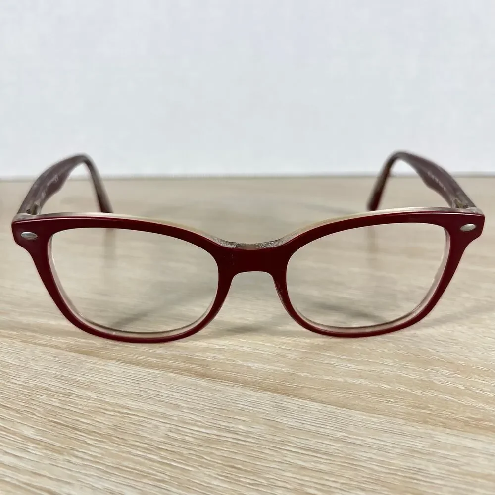 Ray-Ban RB5285 5738 Eyeglasses Red Frames Only 53-19-145 PARTS ONLY